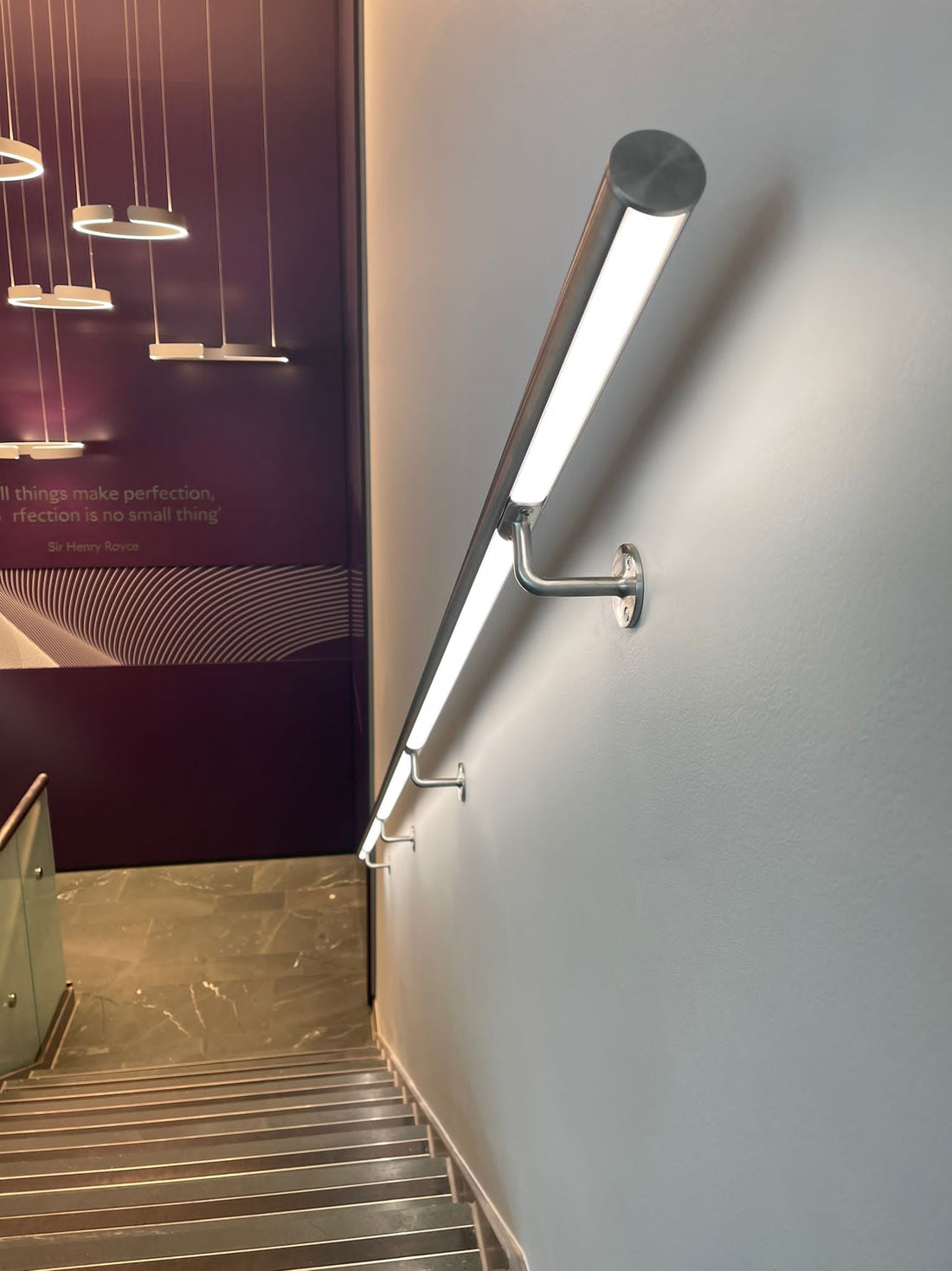 LED Handrails UK | Bespoke Illuminated Stair & Handrail Lighting – LED ...