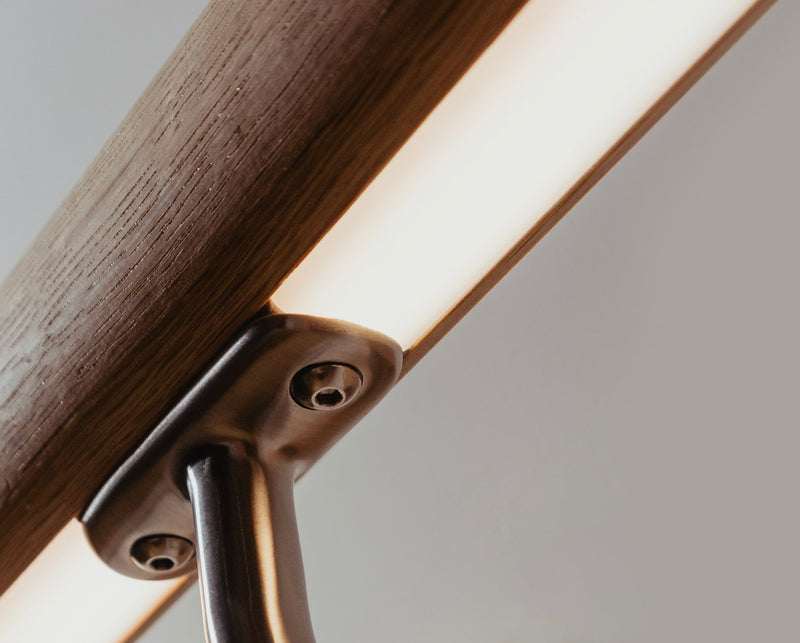 Made from engineered solid oak